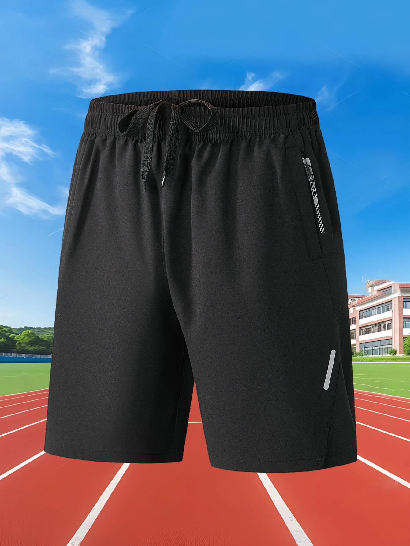 Summer Mens Sport Shorts Cool Sportswear Running Casual Bottoms Gym Fitness Training Jogging Short Pants Men Black Gray 250611Z