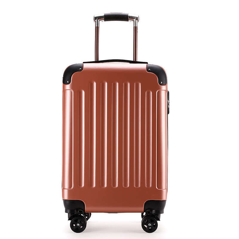 Solid Color Corner-Wrapped Back-to-School Season Package Storage Trolley Case Fashion Classic Universal Wheel Carry-On Suitcase
