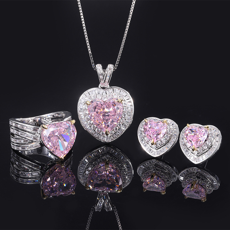 Exquisite Handcrafted S925 Goldtone Charm Necklaces Featuring Dazzling Cubic Zirconia Stones