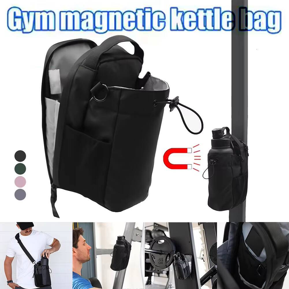 Magnetic Gym Sling Large Capacity Phone Holder Crossbody Portable Travel Bag for Outdoor Sports and Activities ddmynov