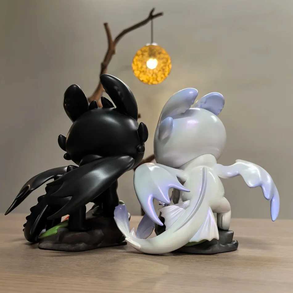 Labubu os monsters How to Train Your Dragon Figure Toothless PVC Model Kit Ornament Collection Gift Toy for Kids X250612