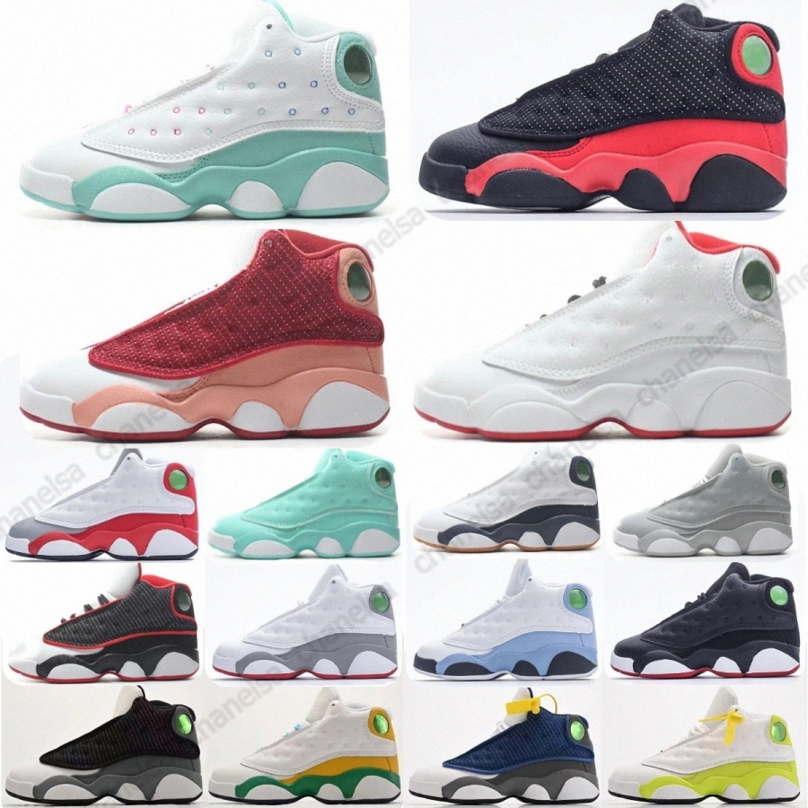 Designer 13s Kids shoes toddlers sneakers boys girls basketball shoe Children Chicago black red trainers baby kid youth infants sneaker