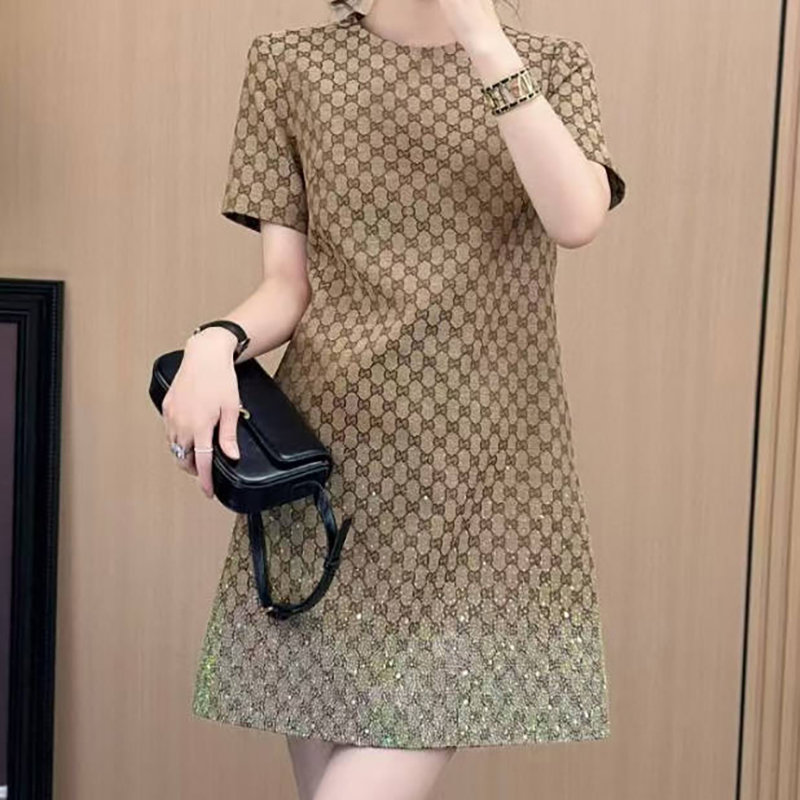 24ss Women's Designer ShortsCircle Print Pattern Elasticated Lace-Up ShortsSweat Absorbent Breathable High Street Style Casual Shorts