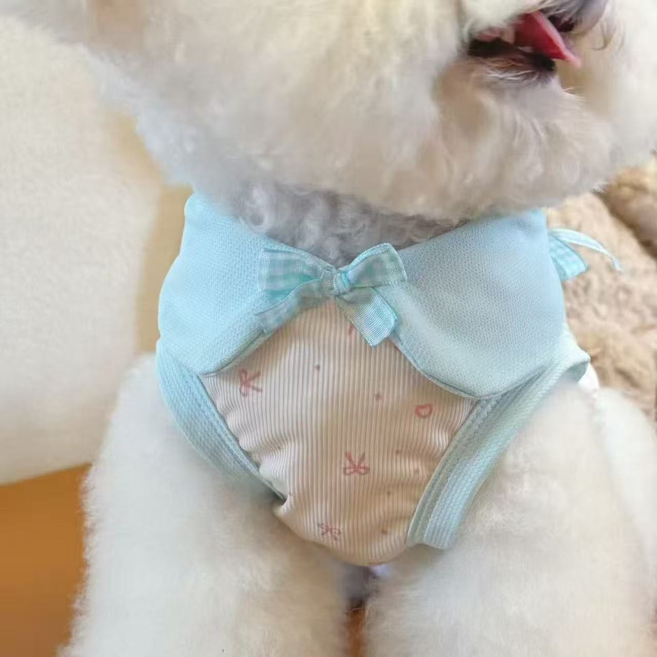 T448Dog clothes spring and summer traction rope summer thin Yorkshire terrier Bichon French bulldog pet cat clothing