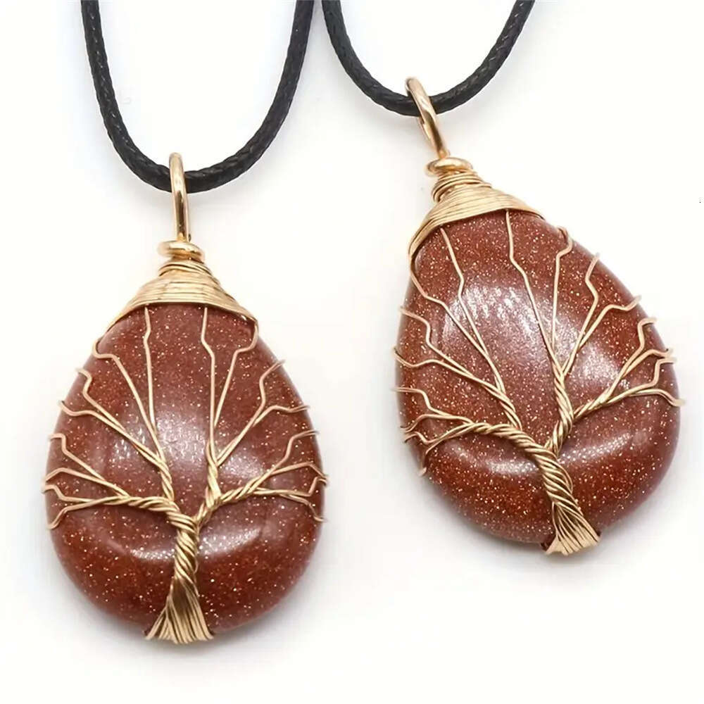 Natural Crystal Sardonyx Tumbled Pendant Raw Stone Polished Freeform Agate Gemstone Necklace Sweater Chain