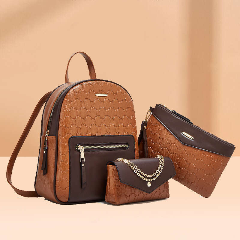 Free shipping designer bag Luxury Three Piece Set Mother and Child Fashion New Style Backpack Crossbody Women s Bag Handbags tote purse
