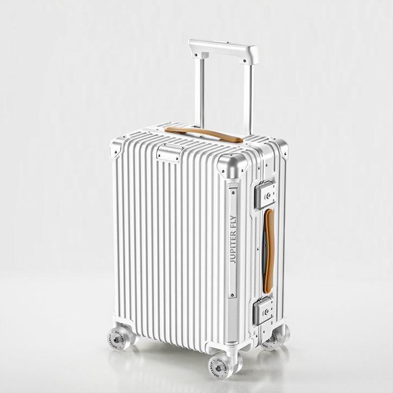 Suitcase designer luggage set boarding box thickened aluminium frame mute universal wheel 18' horizontal section password trolley case