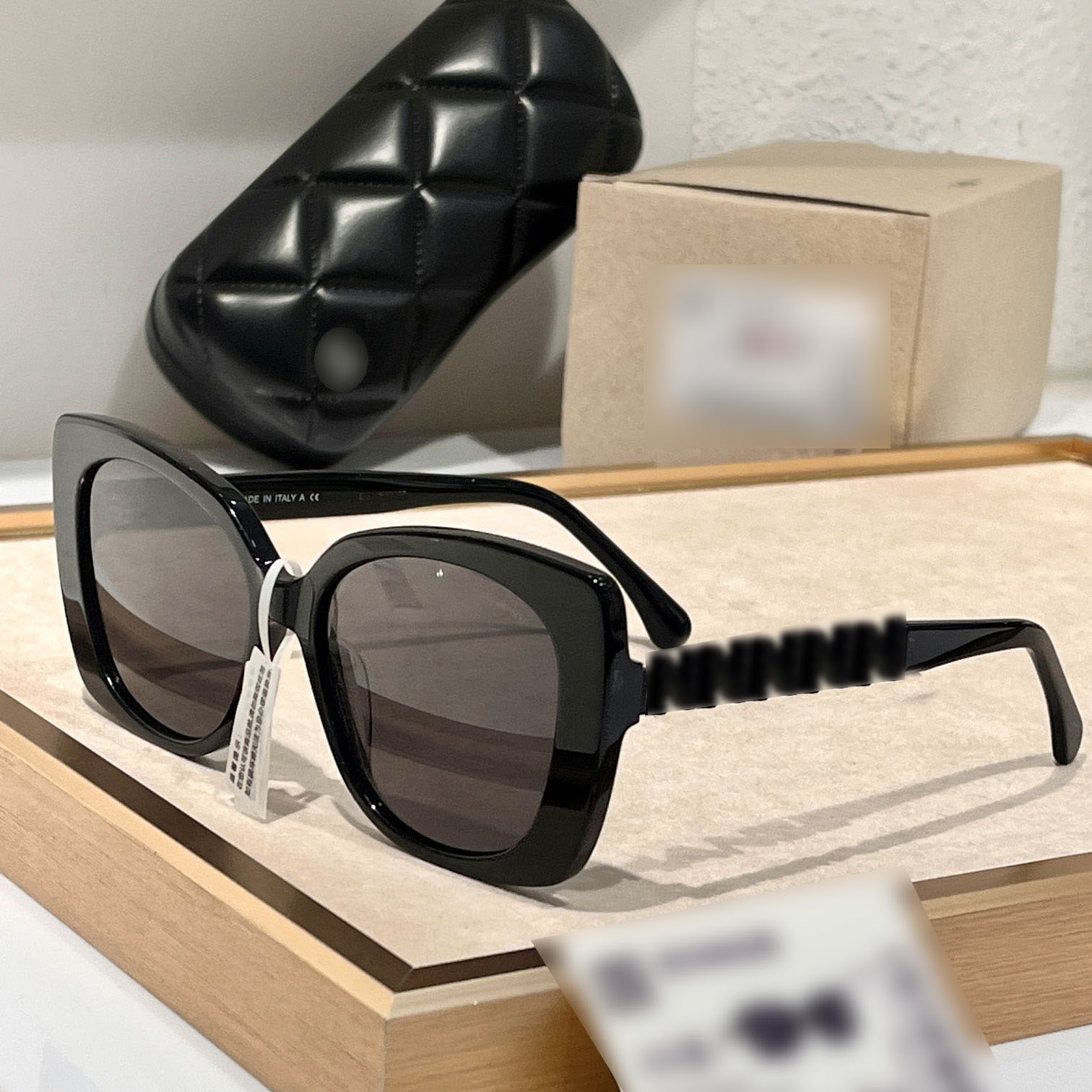 Fashion Ch5422b/CH5494/ch5519 Black sunglasses French luxury designer men's glasses classic cat eye frame women's sunglasses