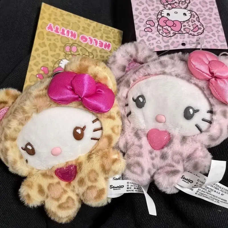 Sanrio Wholesale Hello Kitty Keychain Pendant Cartoon Kawaii Kitty Cat Plush Doll Women Bag Pendant Decorations Birthday Gift X250612