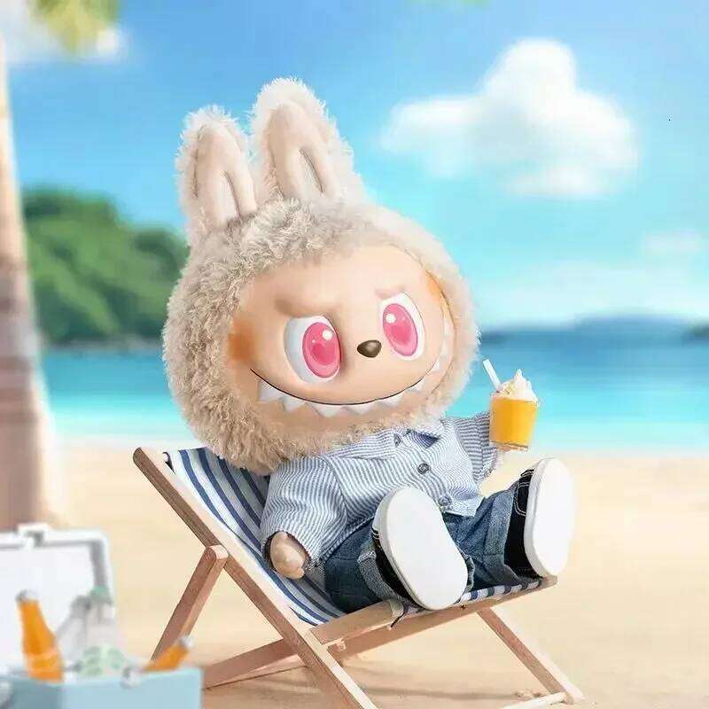 Labubu Big Vinyl Doll Flip with Me Series Fashion Toy Cute Monster Decoration Ideal Christmas Gift for Collectors