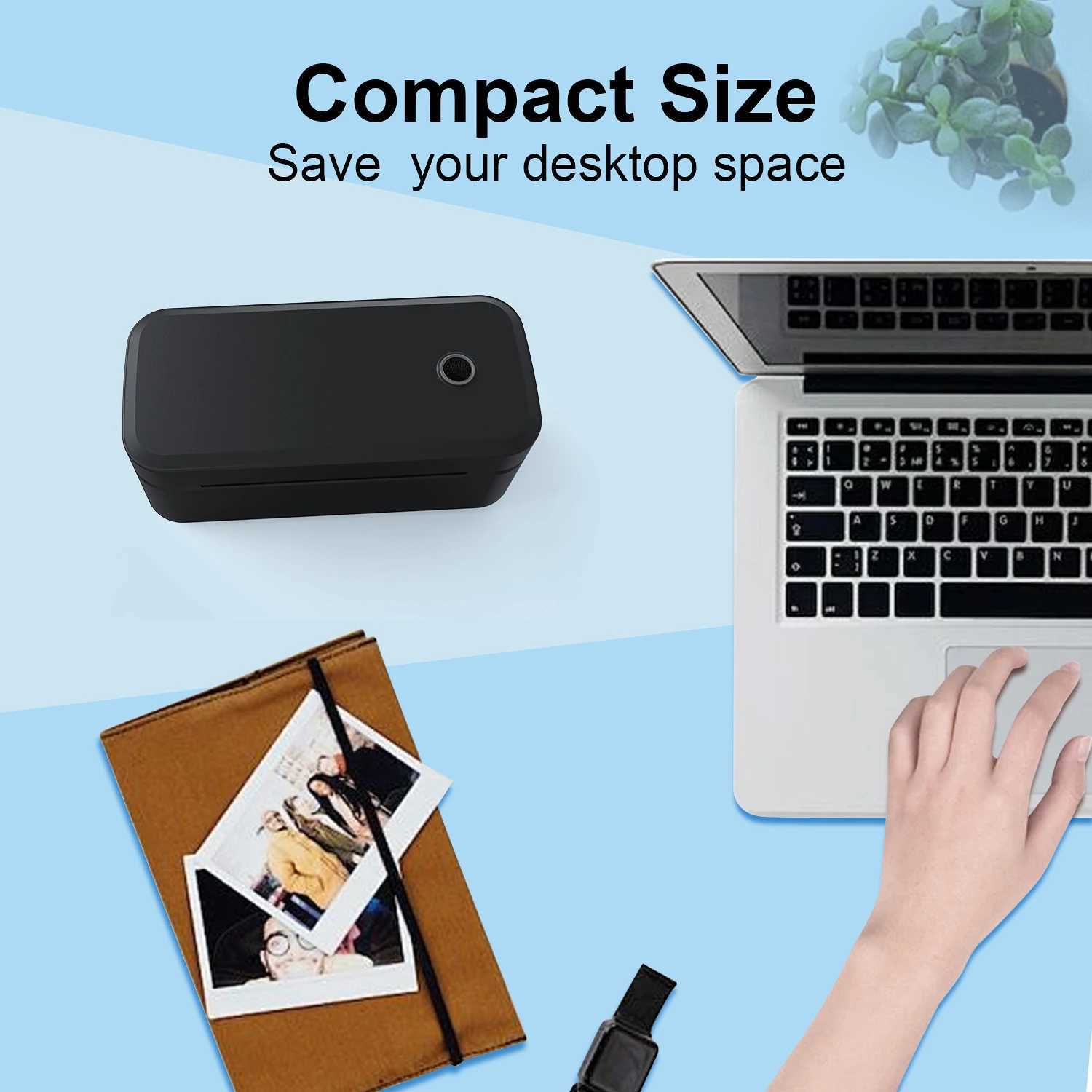 Marklife X4 Thermal Portable Printer For 4X6 Mailing Packages Printing Bluetooth Automatic Label Recognition R250612