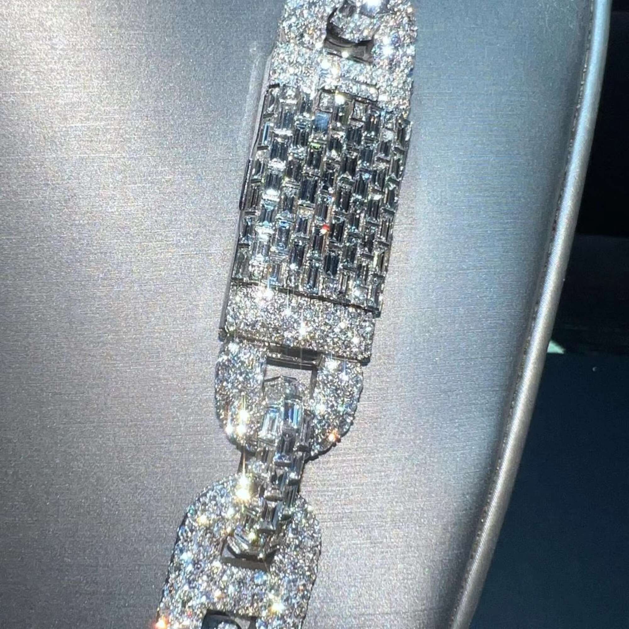 OACOCA Best Quality Customized 18mm Cuban Link Moissanite Diamond Chain 925 Sterling Silver White Gold Necklace