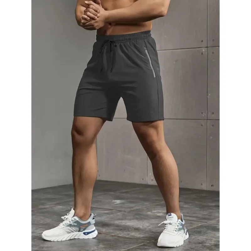 Mens Bottoms for Summer Gym Workout Running CyclingGoing Out Outfit 2025QuickDrying Breathable Drawstring Waist Sports Shorts 250611Z