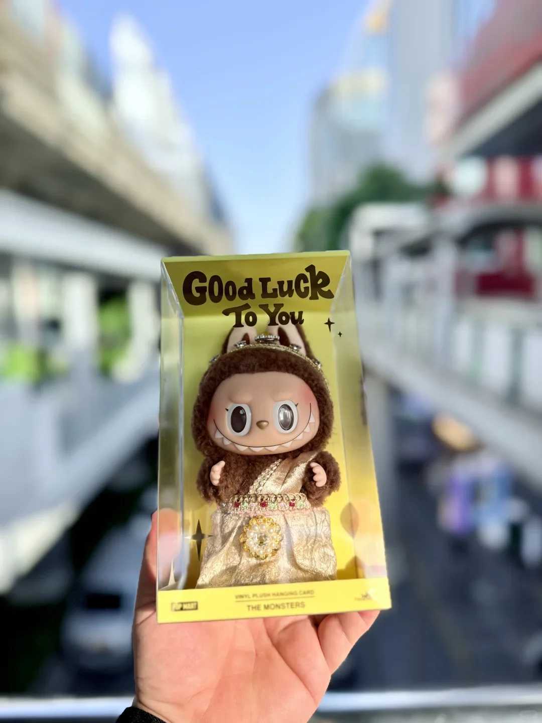 LABUBU Original Blind Box Thailand Exclusive Plush Vinyl Doll Labubu Trendy Keychain Anime Figure Toy X250612