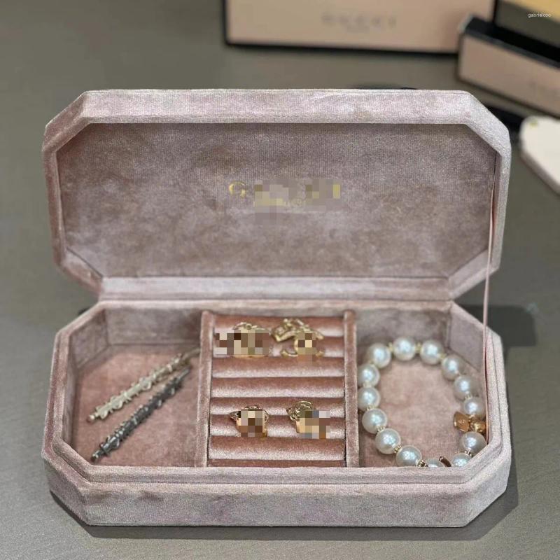 Storage Boxes Jewelry Box Beauty Velvet Vanity