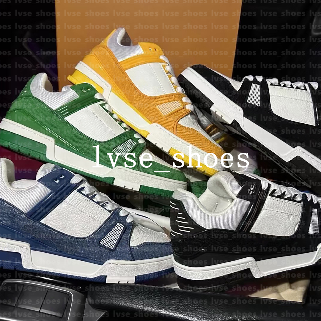 Designer Leather board shoes Sneakers floor Women Men Mesh Sneaker Platform Casual Shoes black Runner Shoes 36-45 03