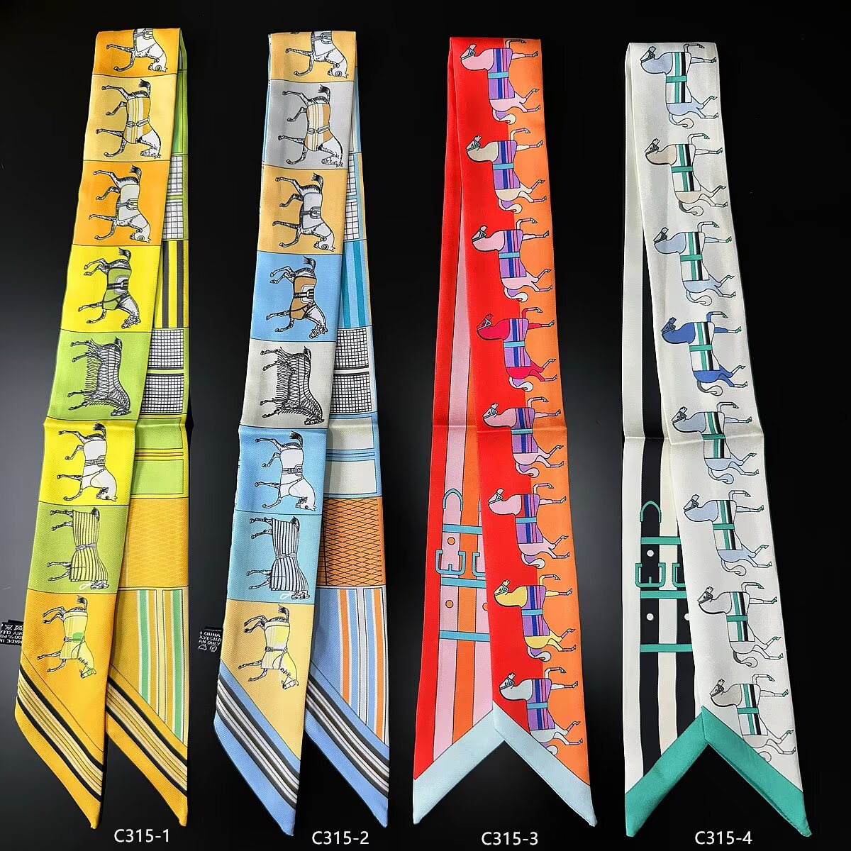 Silk Ribbon Scarf - Elegant 5x90cm Decoration for Handbags and Accessories