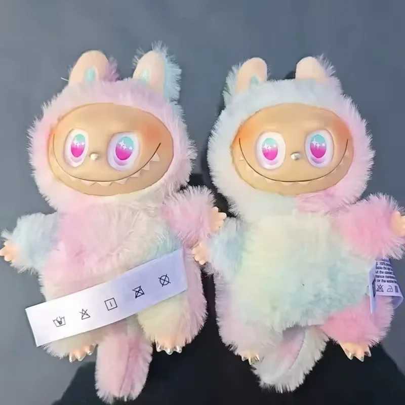 ZIMOMO Rainbow Labubu Tail Leader Couture Creative Change Doll DIY Figure Vinyl Pendant Doll Model Toy Replica Toy Birthday Gifts X250612