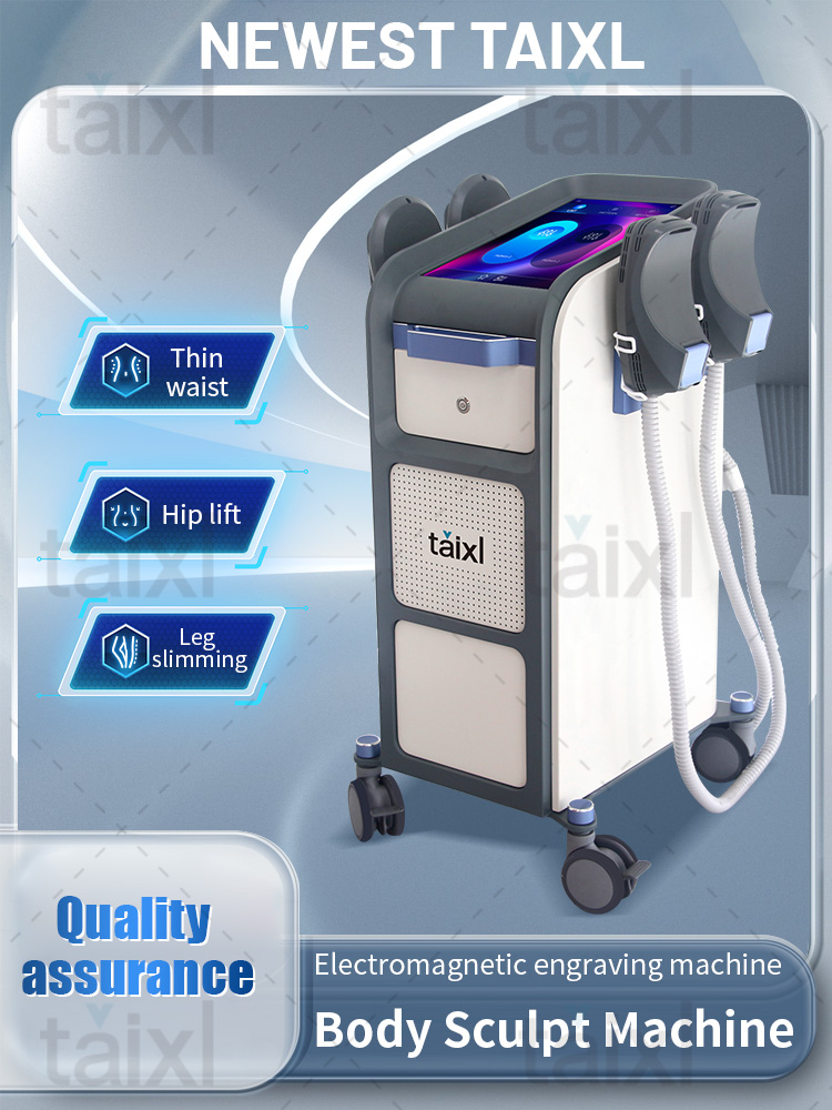 EMS TAIXL 6500W Body Sculpting Machine Professional EMS 15 Tesla Nova Electromagnetic Muscle Stimulation Machine