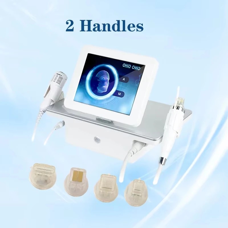2 in1 Microneedle RF Machine Needles 10 Needles 25Needles 64 Needles Nano fractional Micro Needle RF skin beauty machine