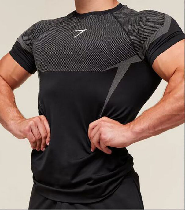 Men's Quick Dry Shark Element Fitness T-Shirt for Gym Workout Sports, Breathable Compression Shirt Summer Short Sleeve Tee Gym Running Fitness T-shirts