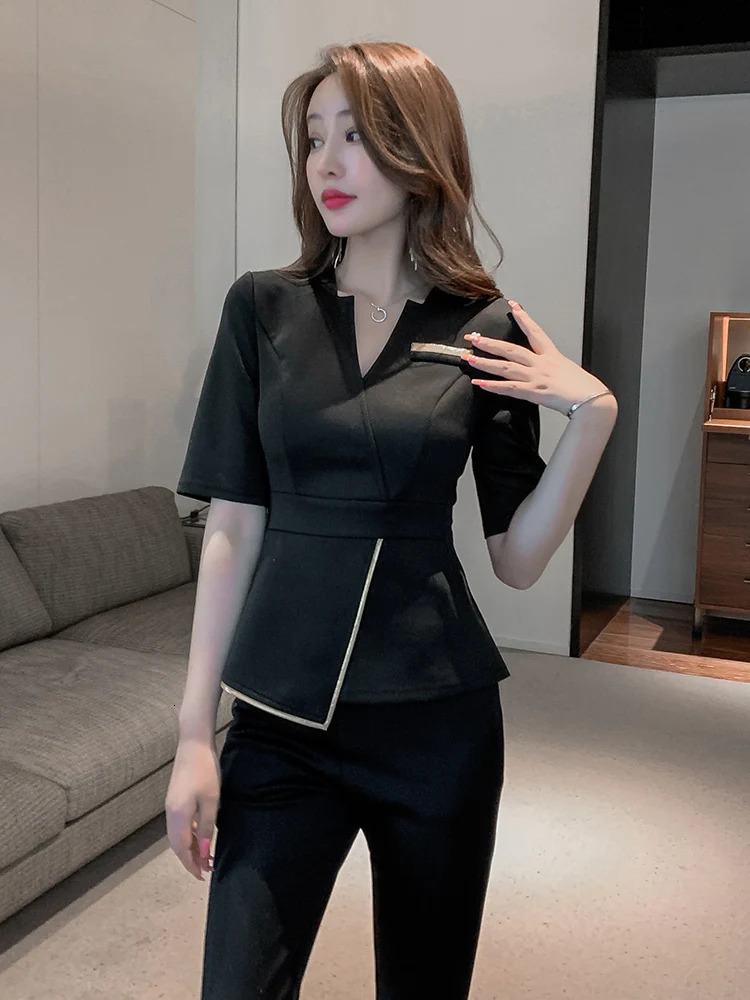 foot bath technician work clothes for women beauty salon health club therapy spa massage el suit 250611