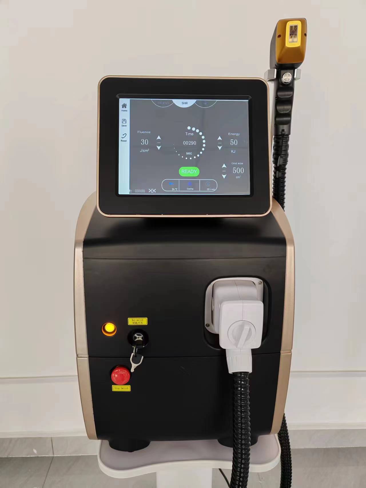 808nm Diode Laser Hair Removal Device Triple Wavelength Ice Handle Painless Permanent Hair Reduction For Face Legs Arms Bikini Use