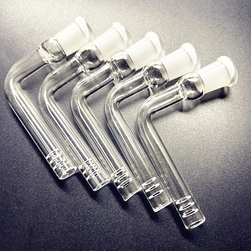 Glass Downstem Smoke Tube - Master Plate Lo Pro Diffusion, 90 Degrees Angle, 14mm, 6 Notches