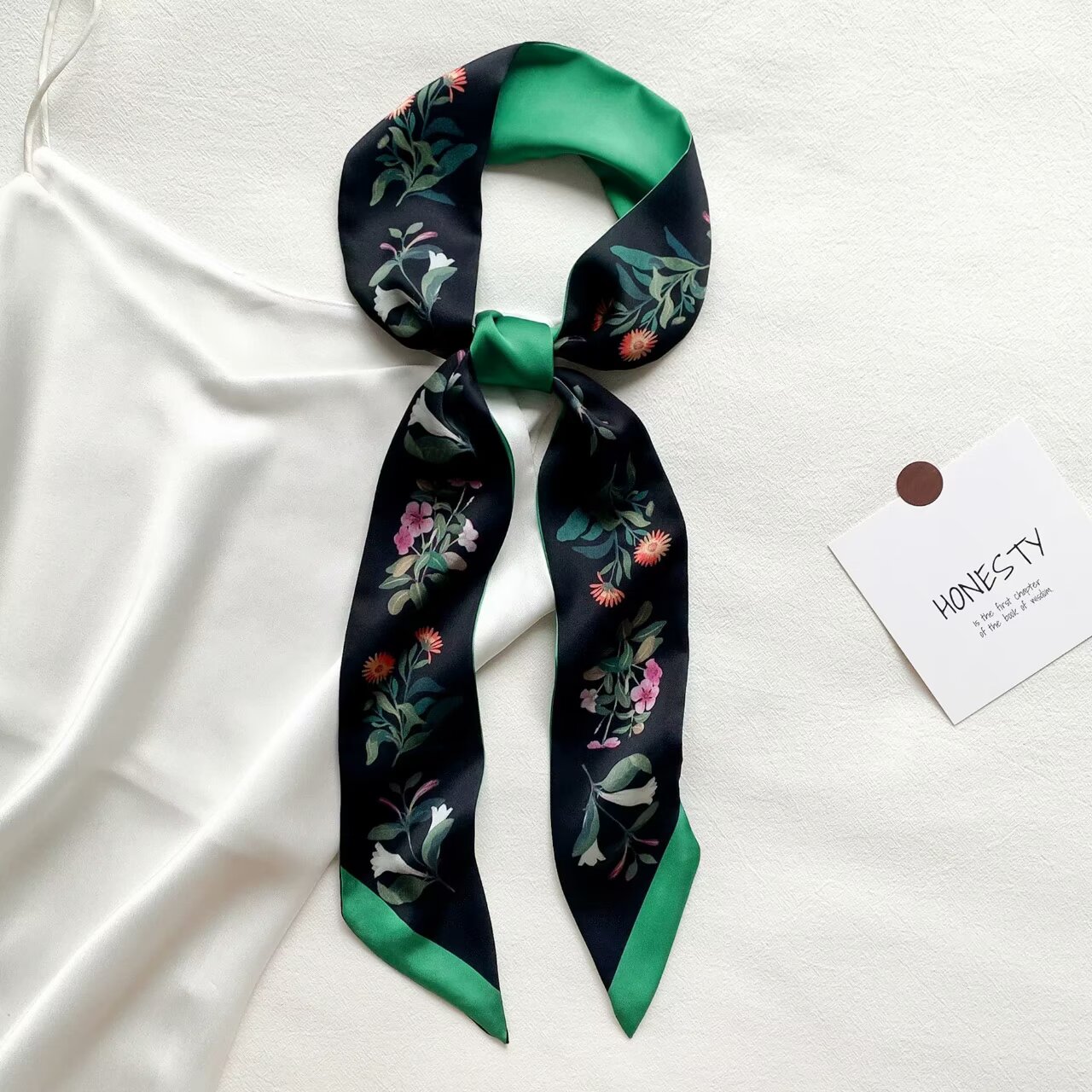 Women's Multi-Purpose 6x120CM Fairytale Inspired Floaty Ribbon Scarfs with Tie Decoration