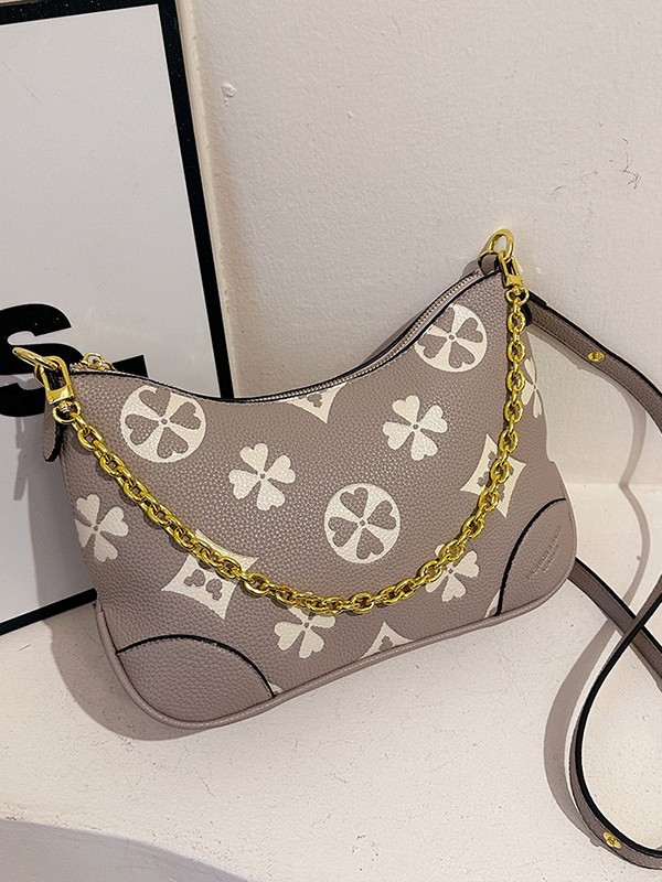 Designer's 2025 new style high-end and elegant printed women's single-shoulder bag, handbag, crossbody bag, underarm bag, free shipping