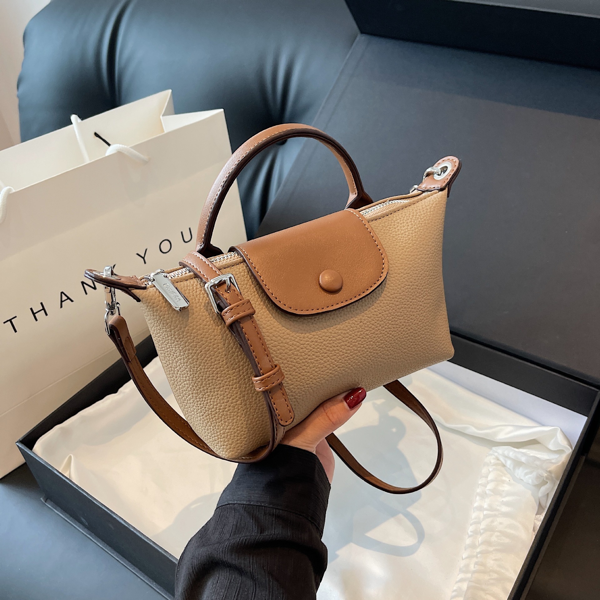 Free Shipping 2025 New Designer Bag High-quality Exquisite Practical Wallet Retro Dragon Pattern Handbag Multifunctional High-quality Dumpling Shoulde