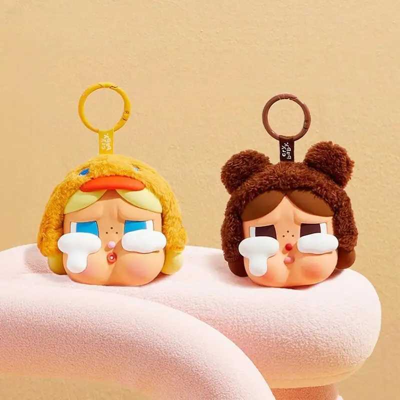 Genuine Labubu Anime Peripherals Crybaby Dimoo Date Day Headphone Bag Cute Hanging Accessory Headphone Case Girl Birthday Gifts X250612