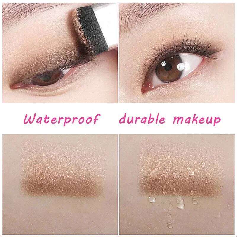 2 Colors Gradient Eye Shadow Stick Long Lasting Waterproof Matte Shimmer Eyeshadow Professional Women Cosmetics Makeup free shipping