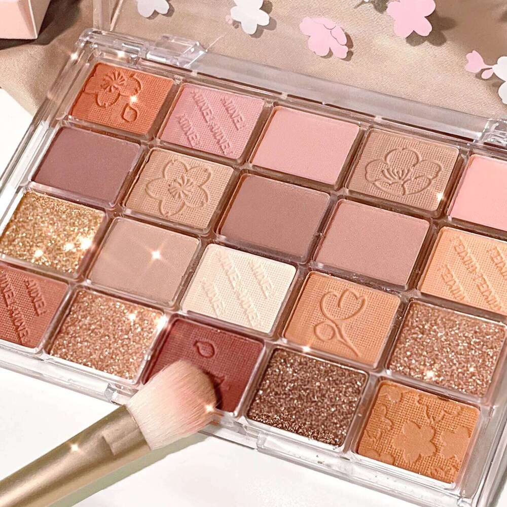 20-Color Eyeshadow Palette Shimmer Matte, Highly Pigmented, Blendable & Long-Lasting free shipping