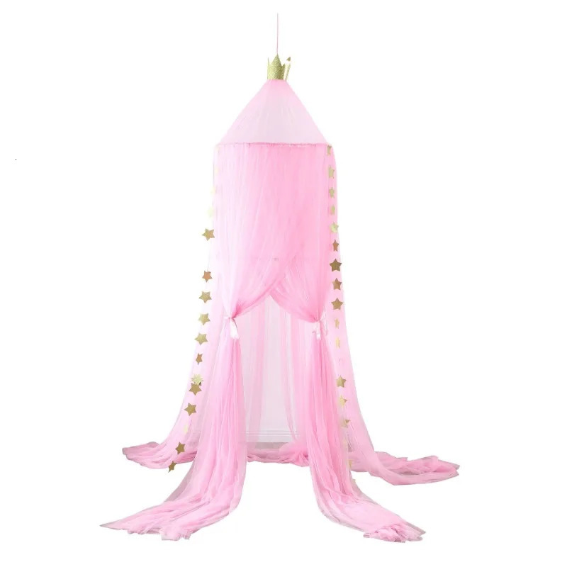 Crown Star INS Nordic Princess Dome Mosquito Net Childrens Bed Mantle Crib Head Tent 250604z