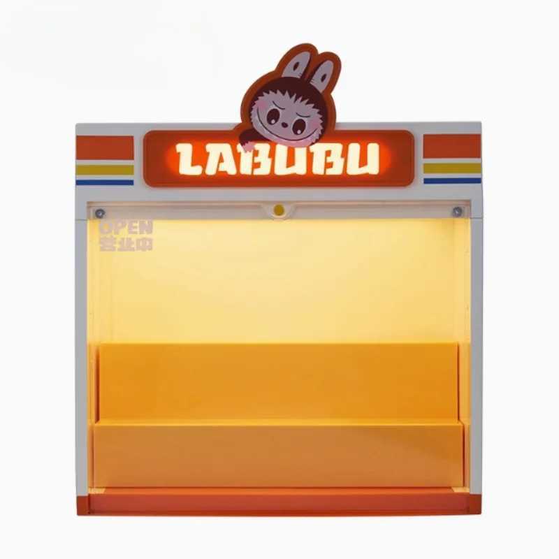 New Genuine The Monsters Labubu Wackymart Series Headphone Case Potato Chip Pillow Crossbody Bag Display Box Peripheral Products X250612