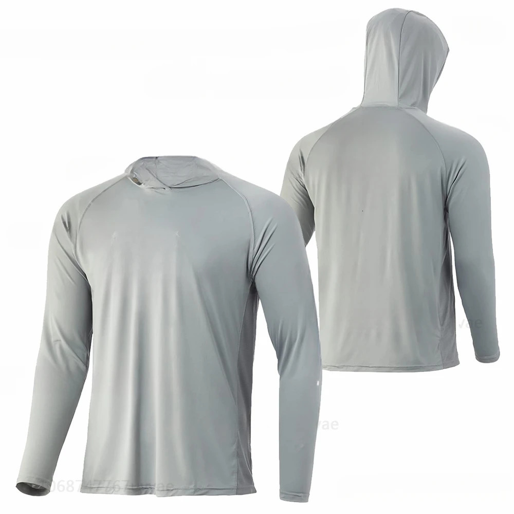 Fishing Hoodies Summer Outdoor UV Protection Angling Jerseys Breathable Angler Clothing Men Long Sleeve Fishing Shirts Tops 250612