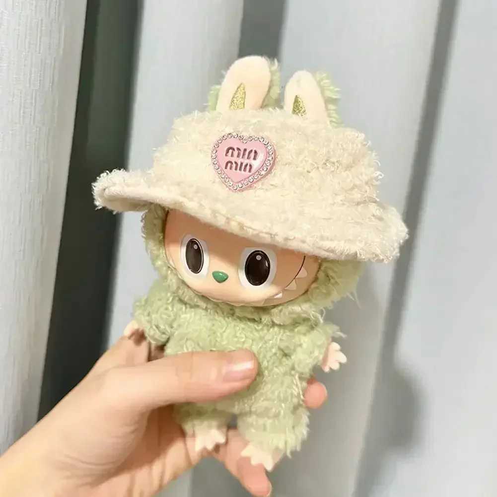Labubu V1 V2 Party Pink White Striped Sweater Cup Clothing Idol Cute Doll Clothes Fashion Sweater Outfit Accessories Sitting X250612