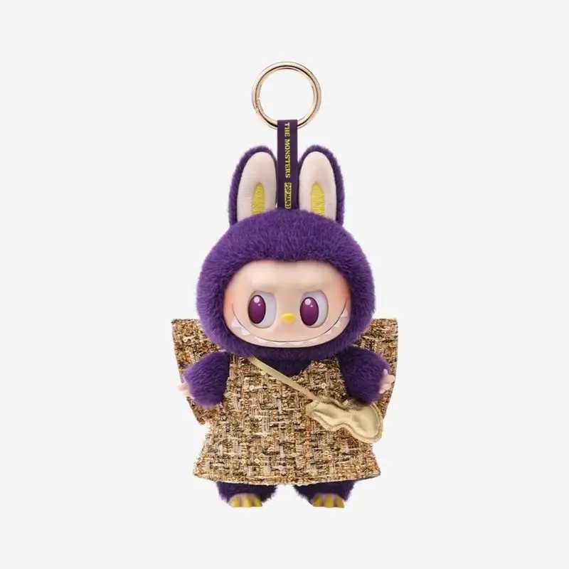 Labubu X Pronounce - Wings Of Fortune Vinyl Plush Hanging Cute Plush Festival Gift Cartoon ChildrenS Gift Purple Labubu X250612