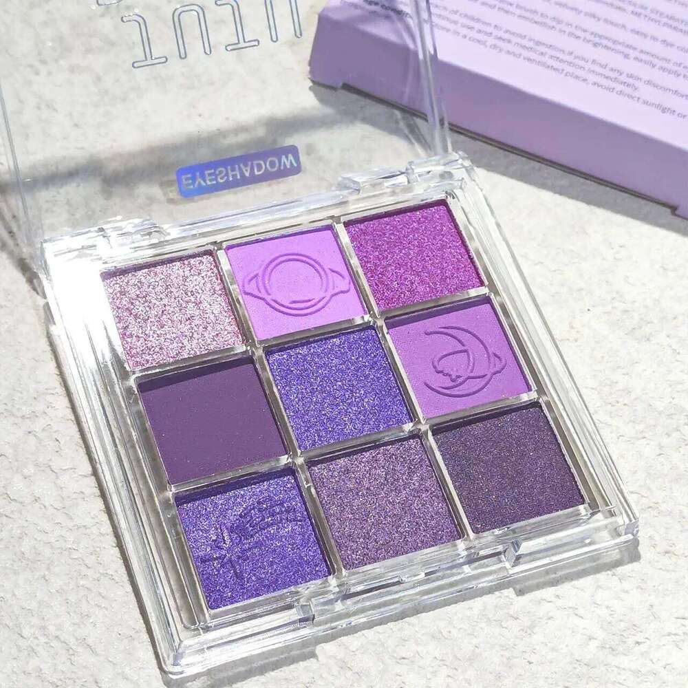 eyeshadow palette, matte shimmery ple eyeshadow, perfect for parties and stage performances free shipping