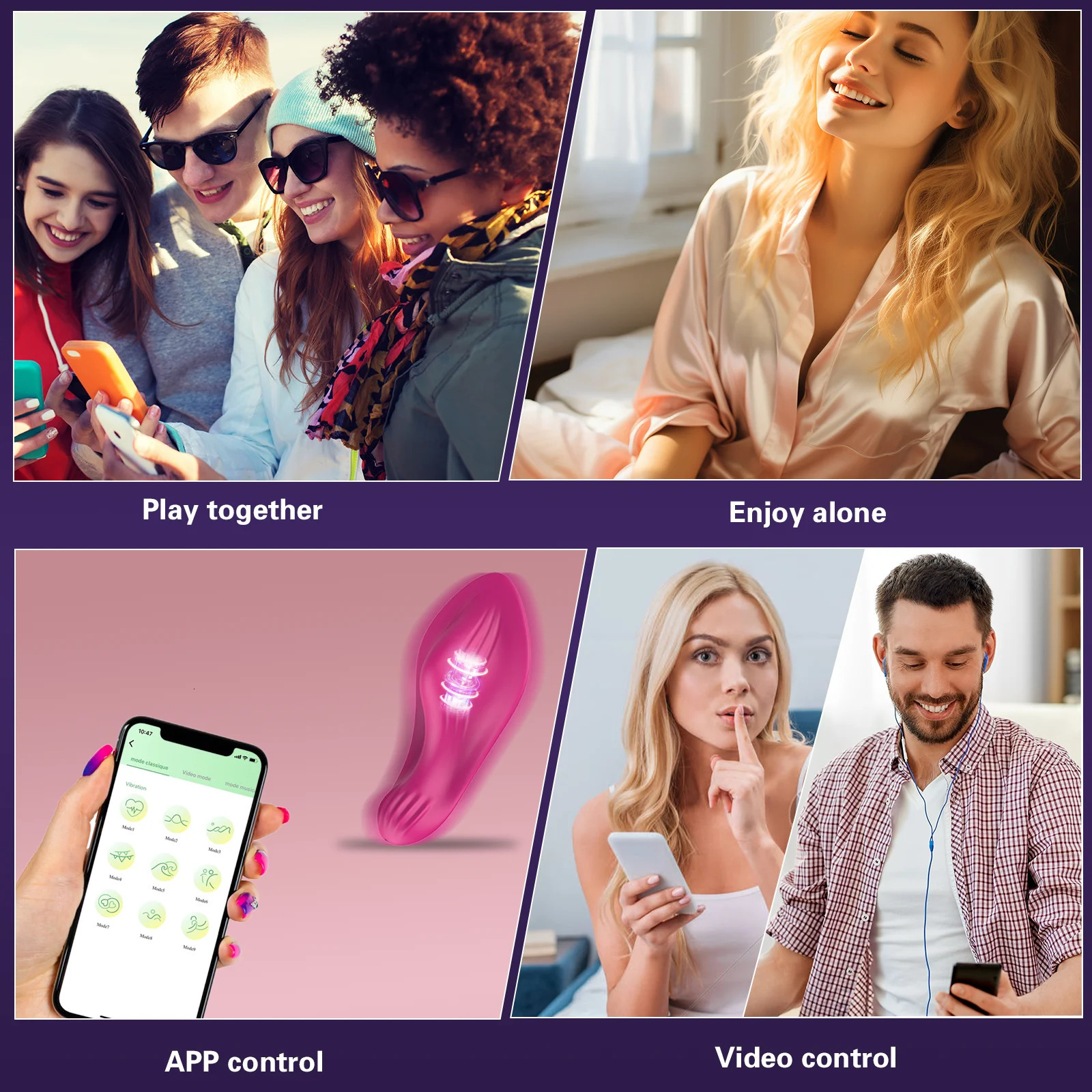 Wearable Bluetooth APP Vibrator for Women Wireless Remote Control Vibrating Egg Clitoris Stimulator Female Sex Toys Couples 250612