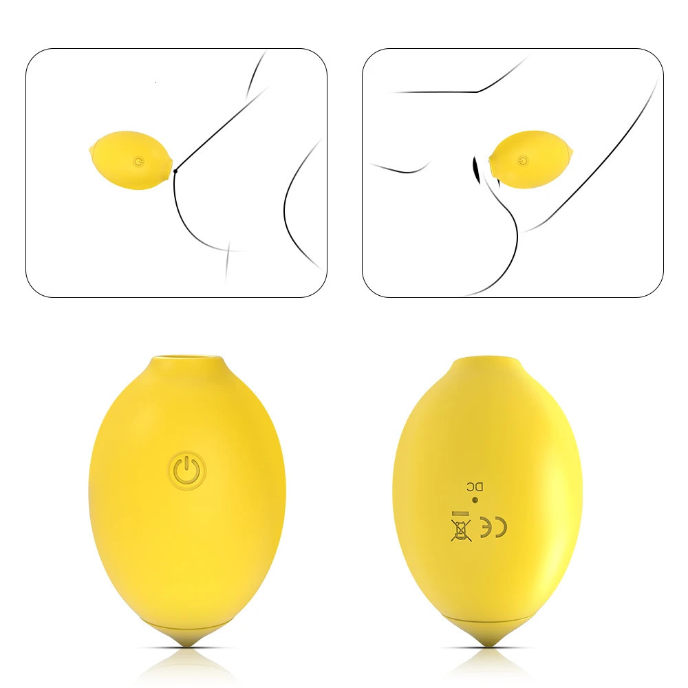 Vacuum Sucking Vibrator Lemon Sex Toys for Women Suction Clitoris Stimulator 10 Power Female Oral Nipple Clit Vibrating Sucker 250612