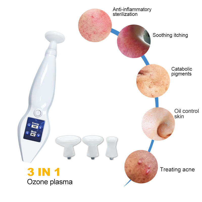 Ozone Face Lift Tightening Shower Pen Cold Jet Plasma Pen Eyelid Plaspot Pores Cleaner Cold Plasma Pen Machine