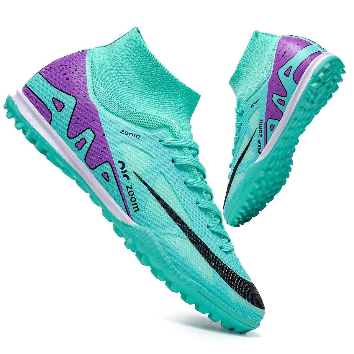 New Men Soccer Training Shoes Outdoor TF Indoor Football Boots Kids Ultra-Light Futsal Comfortable Soft Drop Shipping