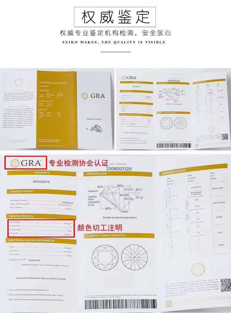 Size Adjustable S925 Sterling Silver Mosangshi Womens Wedding Diamond Ring