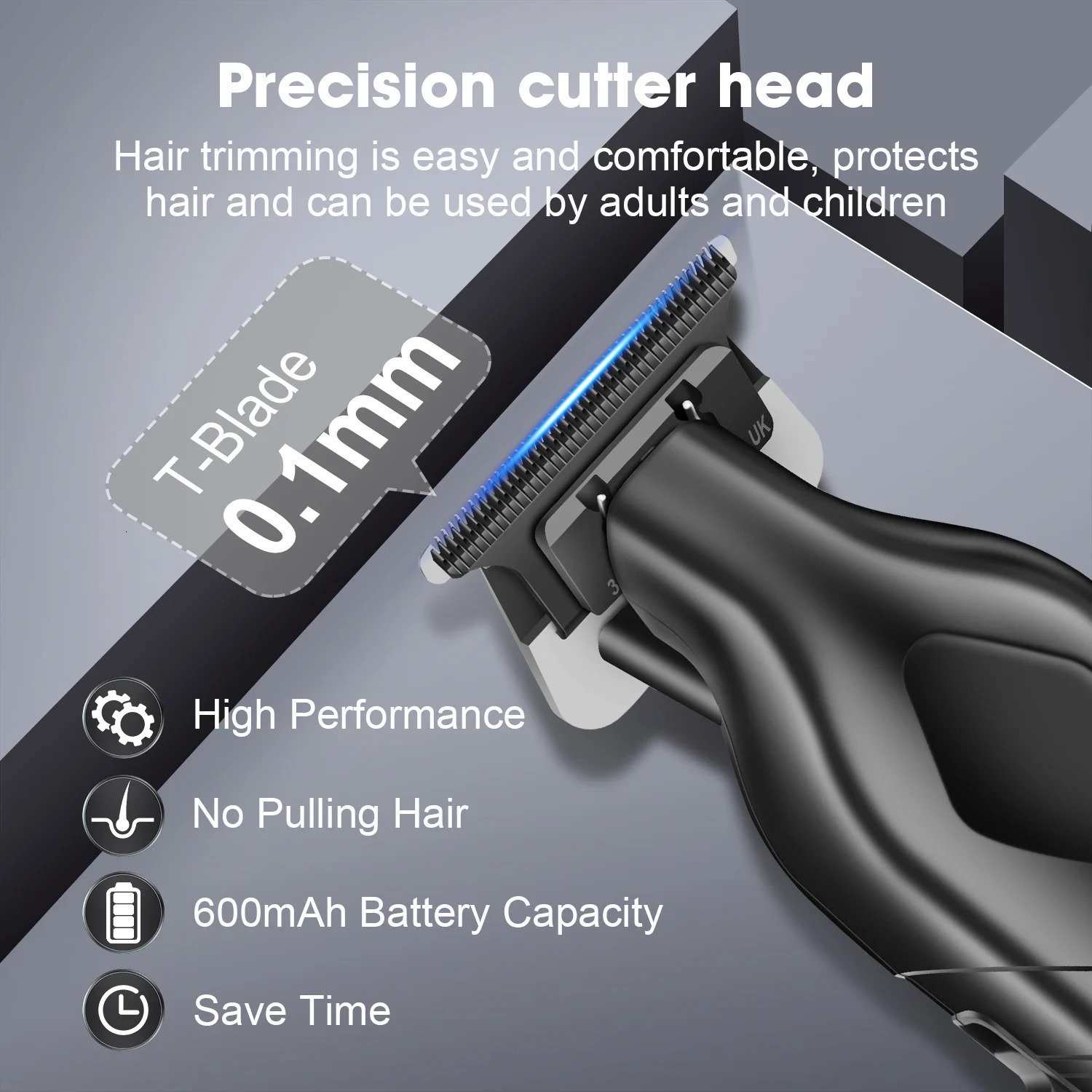 hiena 212 Professional Cutter Mans Clipper Set Metal Electric Cordless Trimmer for Barber LCD Display Hair cutt 250611 C260312