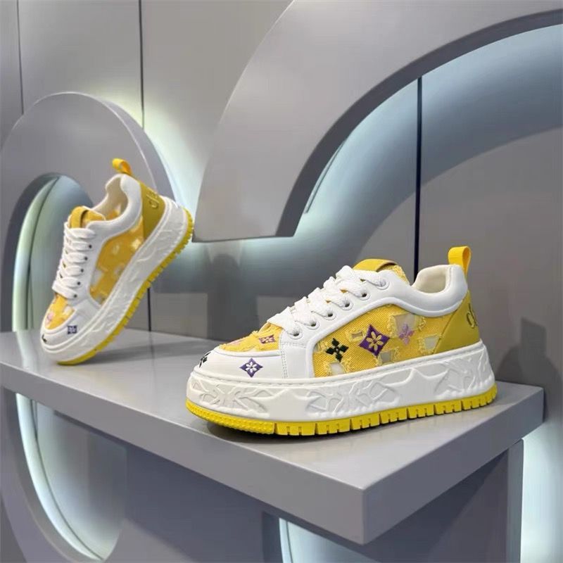 Designer shoes, trendy brand, fashionable fabric color-blocked men's shoes, 2025 Summer bestseller, fashionable high-end lightweight casual shoes