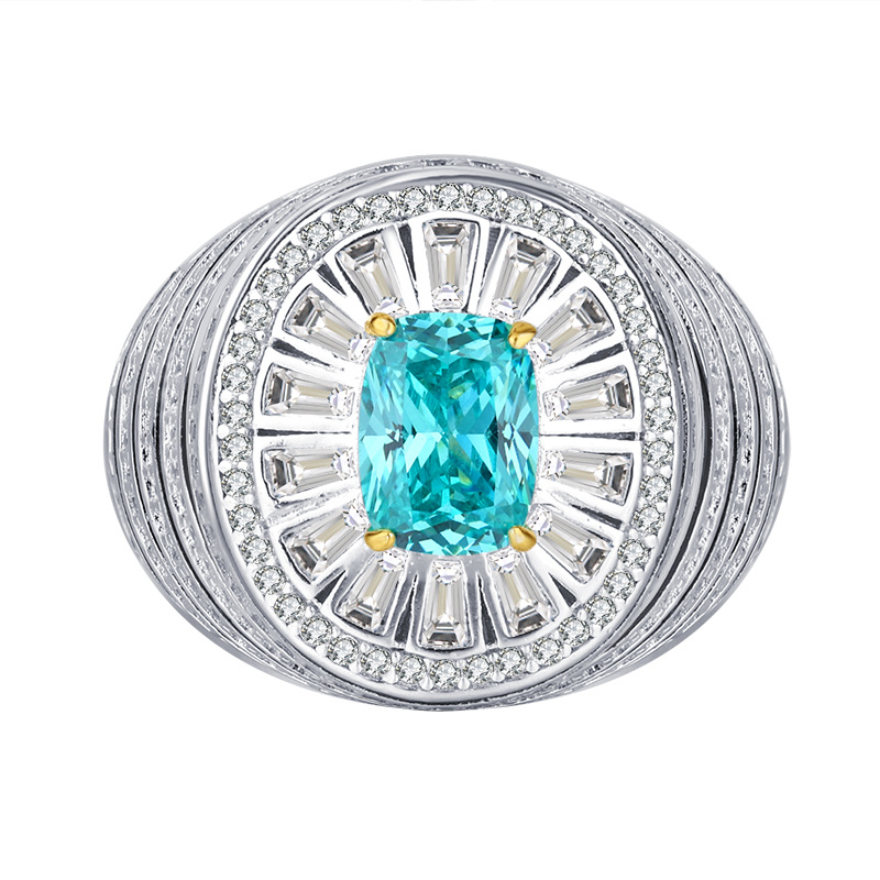 Classic Three-Stone Enamel Accented Cocktail Rings and Chokers Crafted from Hypoallergenic Metal Alloy