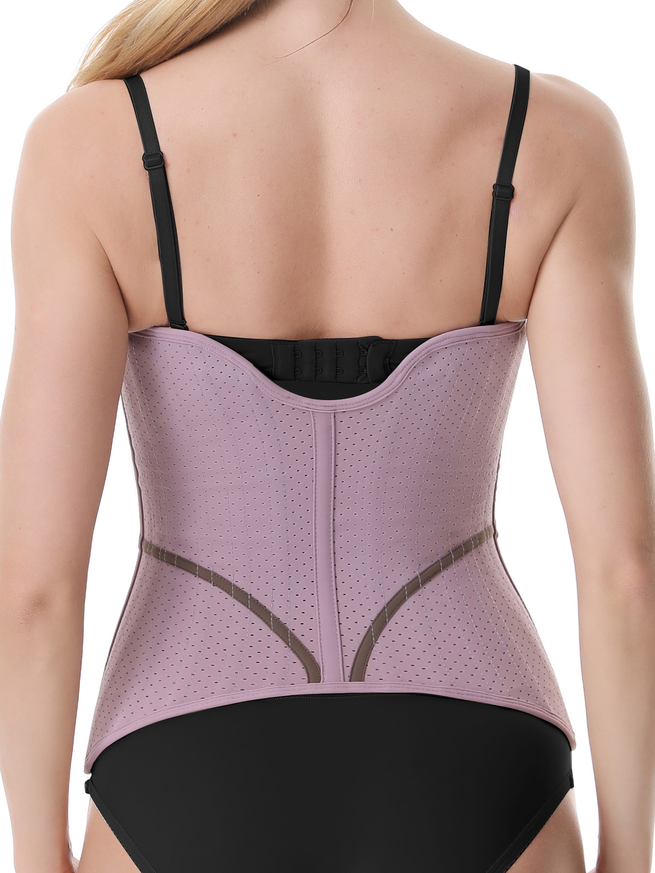 Waist Trainer Corset for Women Spiral Steel Boned Underbust Corsets and Bustiers Cinchers Workout Body Shaper 3345