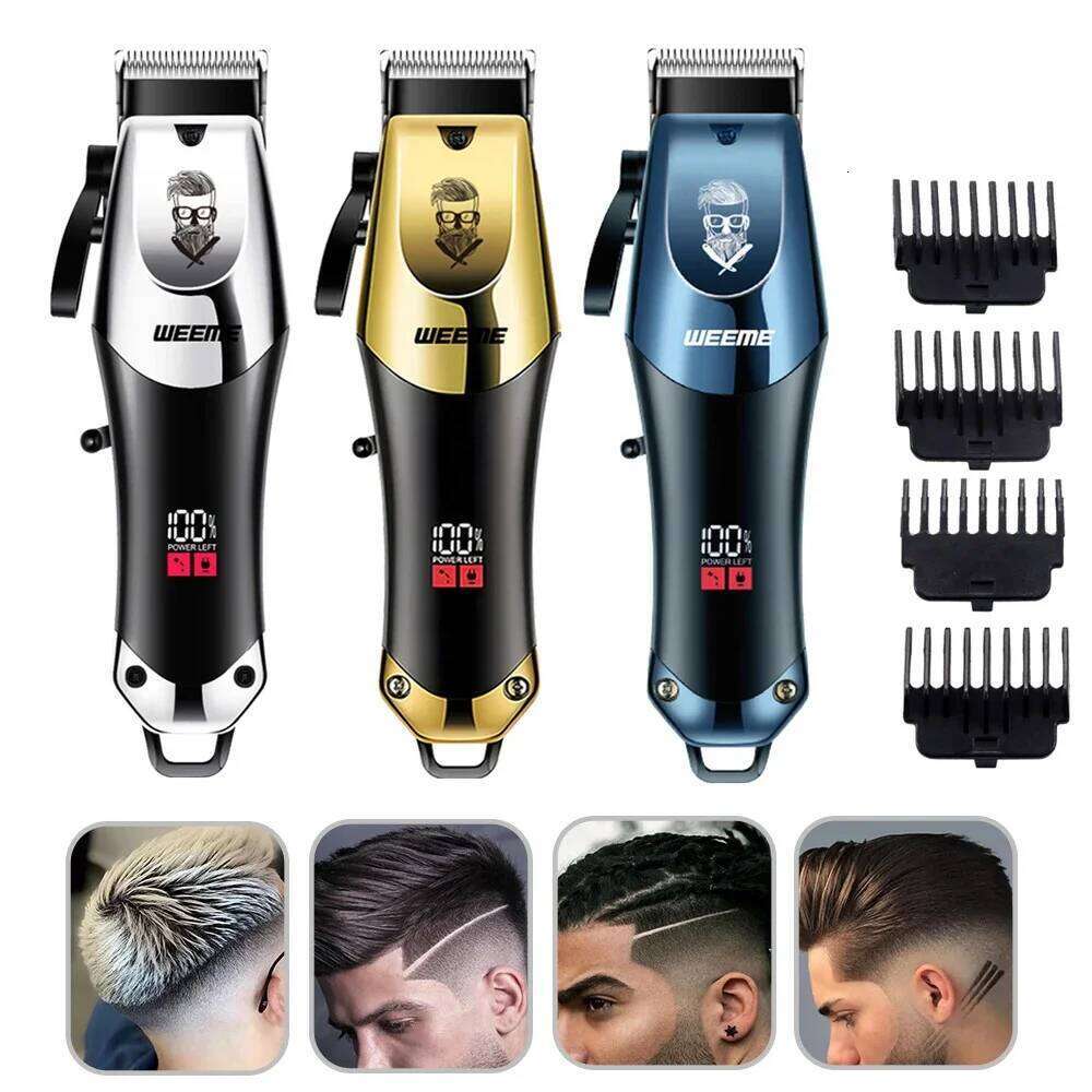 Vintage Clipper Cordless Electric Cutting hine Portable Shaver Barber USB Fast Charging Hair Trimmer For Hairdresse free shipping